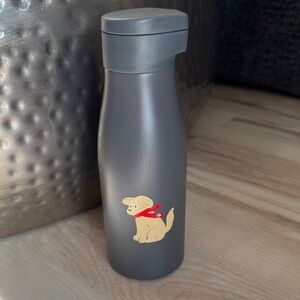 NWT Starbucks x MiiR 2025 Holiday Dark Grey Puppy SS Bottle Tumbler - 14 oz